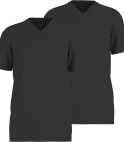 Sale T-shirt Twin Pack V Neck T-Shirt Set van 2 Heren T-Shirts & Polo's