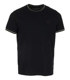 Heren Fred Perry T-shirt Twin Tipped