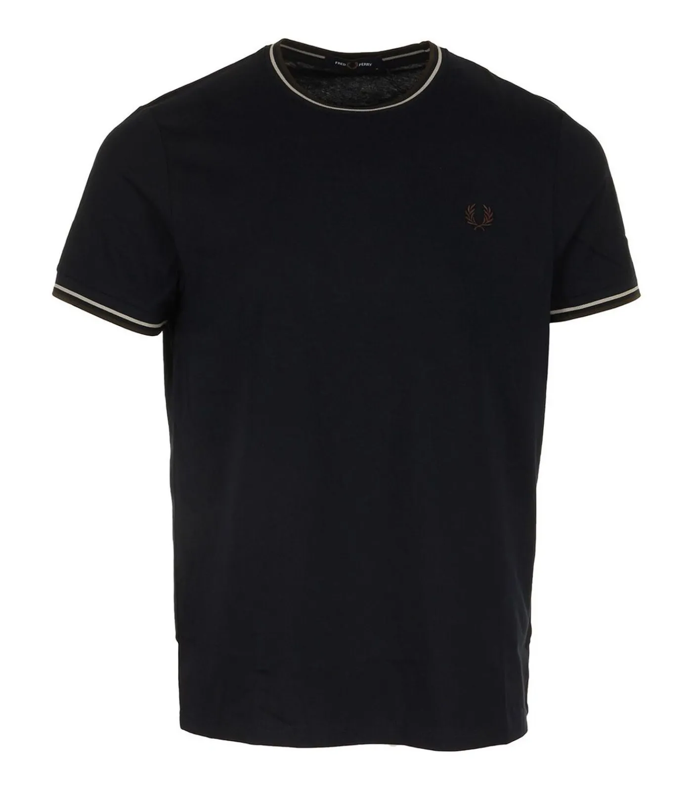 Heren Fred Perry T-shirt Twin Tipped