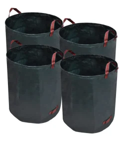 Clearance Tuinafval zak Groen 272L 150 g/vierkante meter (4 stuks) Manden En Bakken