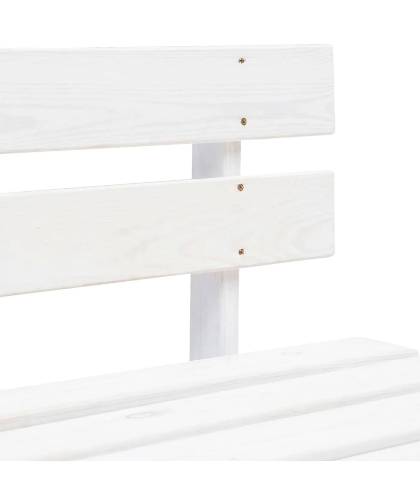 Best Tuinmiddenbank pallet geïmpregneerd grenenhout wit Tuinmeubelen