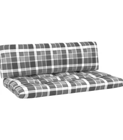 vidaXL Tuinmiddenbank pallet zwart geïmpregneerd grenenhout