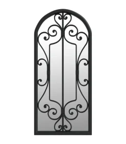 Discount Tuinspiegel 100x45 cm ijzer zwart Spiegels