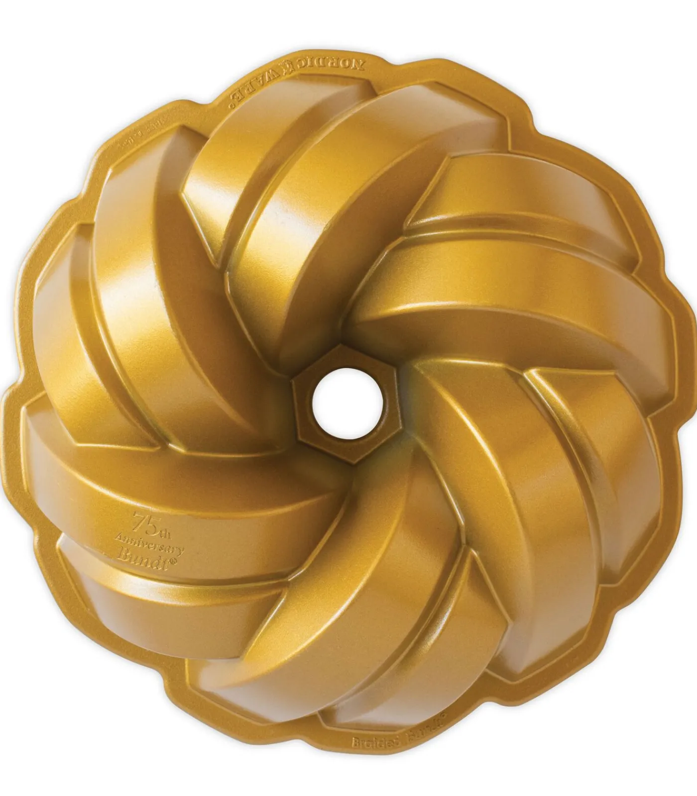 Nordic Ware Tulband Bakvorm Braided Bundt Goud ø 27 cm / 3.5 liter