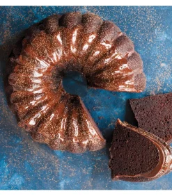 Clearance Tulband Bakvorm Elegant Party Goud ø 23 cm / 2.4 liter Bakken