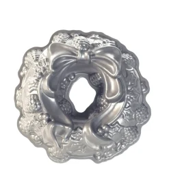 Online Tulband Bakvorm Holiday Wreath Zilver ø 29 cm / 2.1 liter Bakken