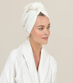 Chakra Tulband Handdoek Wit