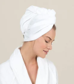 Chakra Tulband Handdoek Wit