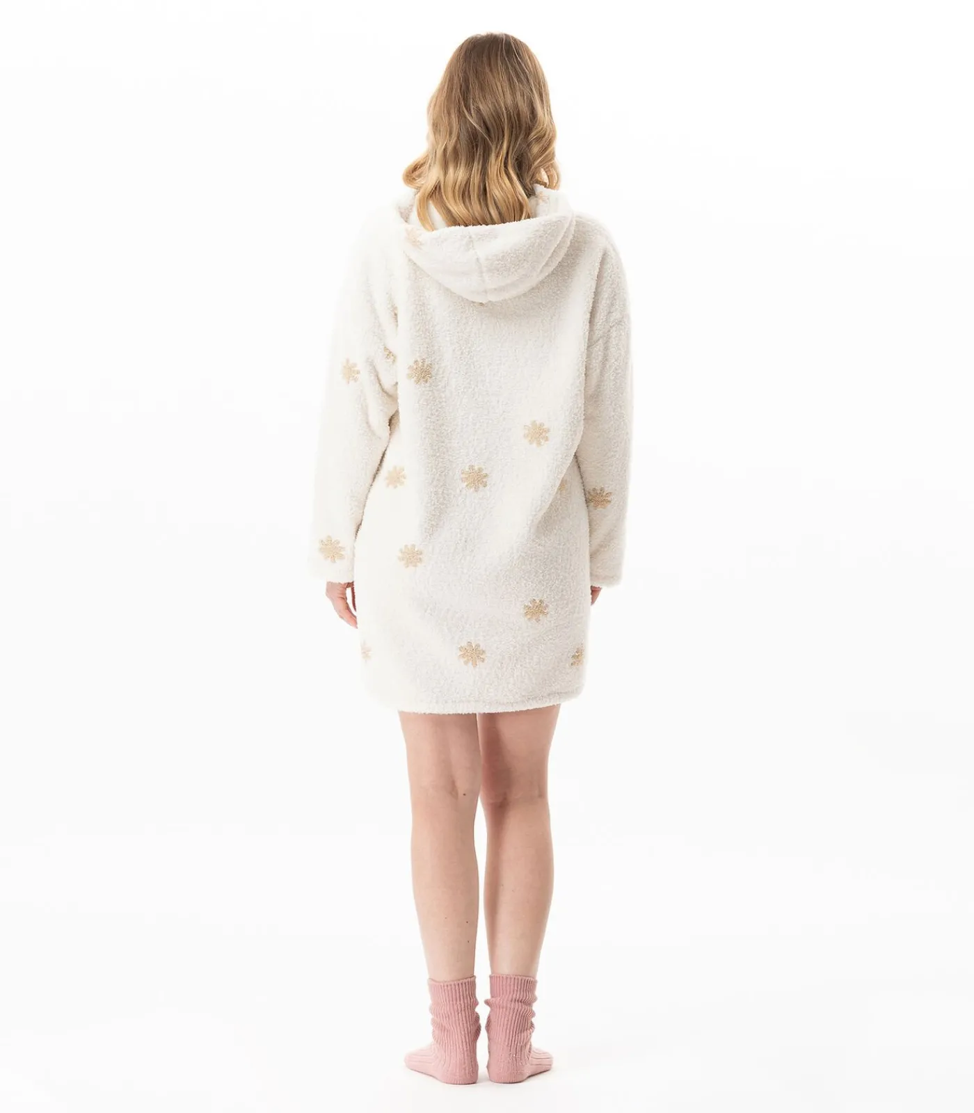 New Tuniek met capuchon en motief ESSENTIEL 130 DAMES Loungewear