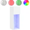 Discount Tv-meubel met LED-verlichting 30,5x30x90 cm wit Meubels