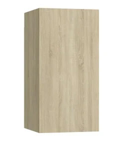 vidaXL Tv-meubels 2 st 30,5x30x60 cm bewerkt hout sonoma eikenkleurig