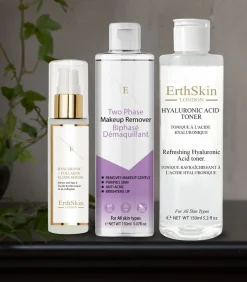 Best Tweefasige make-up verwijderaar + hyaluronzuurtoner + collageenserum Gezicht Sets