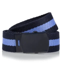 Heren ISOTONER Tweekleurige blauwe touwriem voor heren