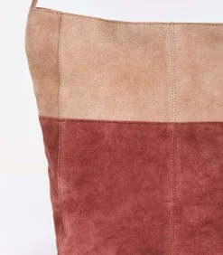 DAMES La Fiancée Twee-kleurige suède schoudertas CLOVER