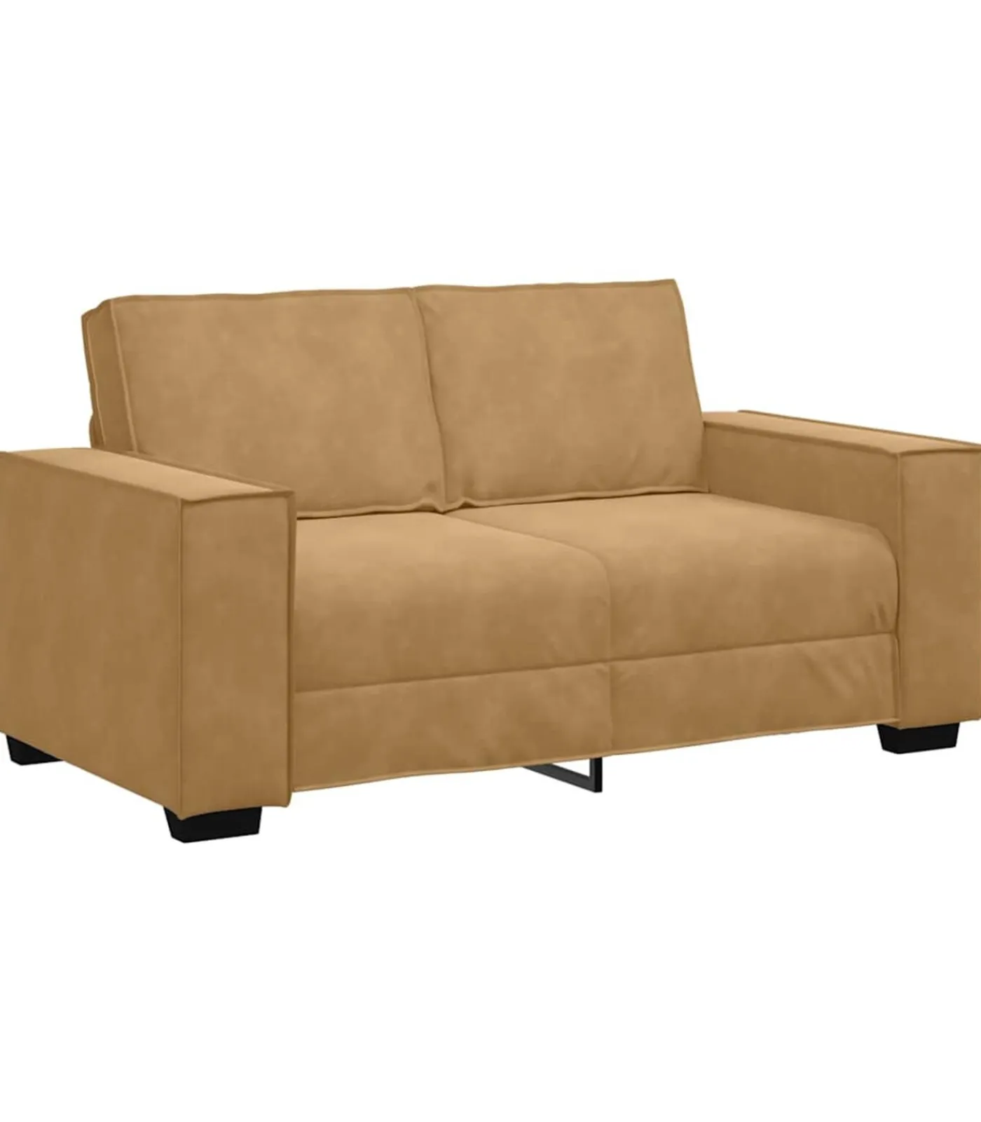 Best Tweezitsbank 120 cm fluweel bruin Zetels