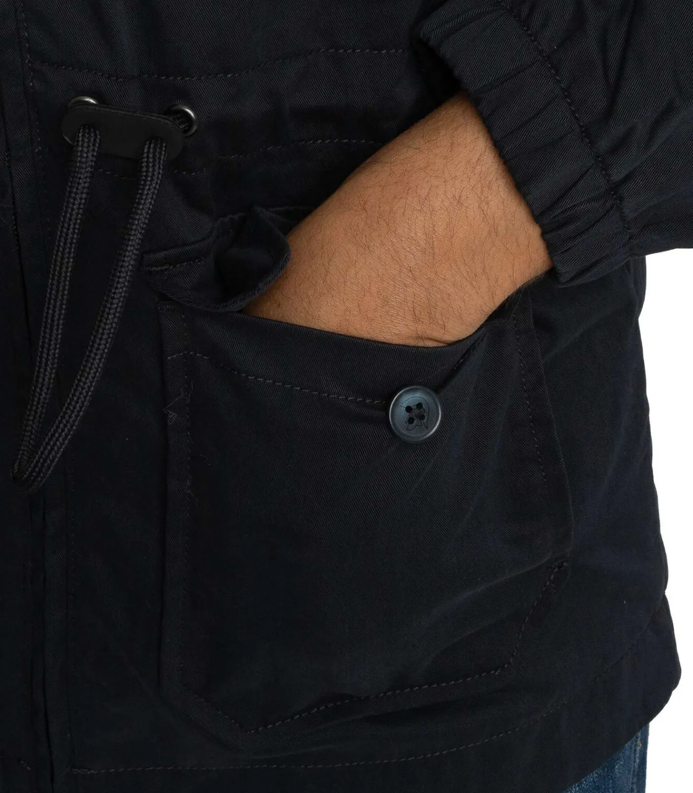 New Twill Badged Parka-Jas Heren Jassen