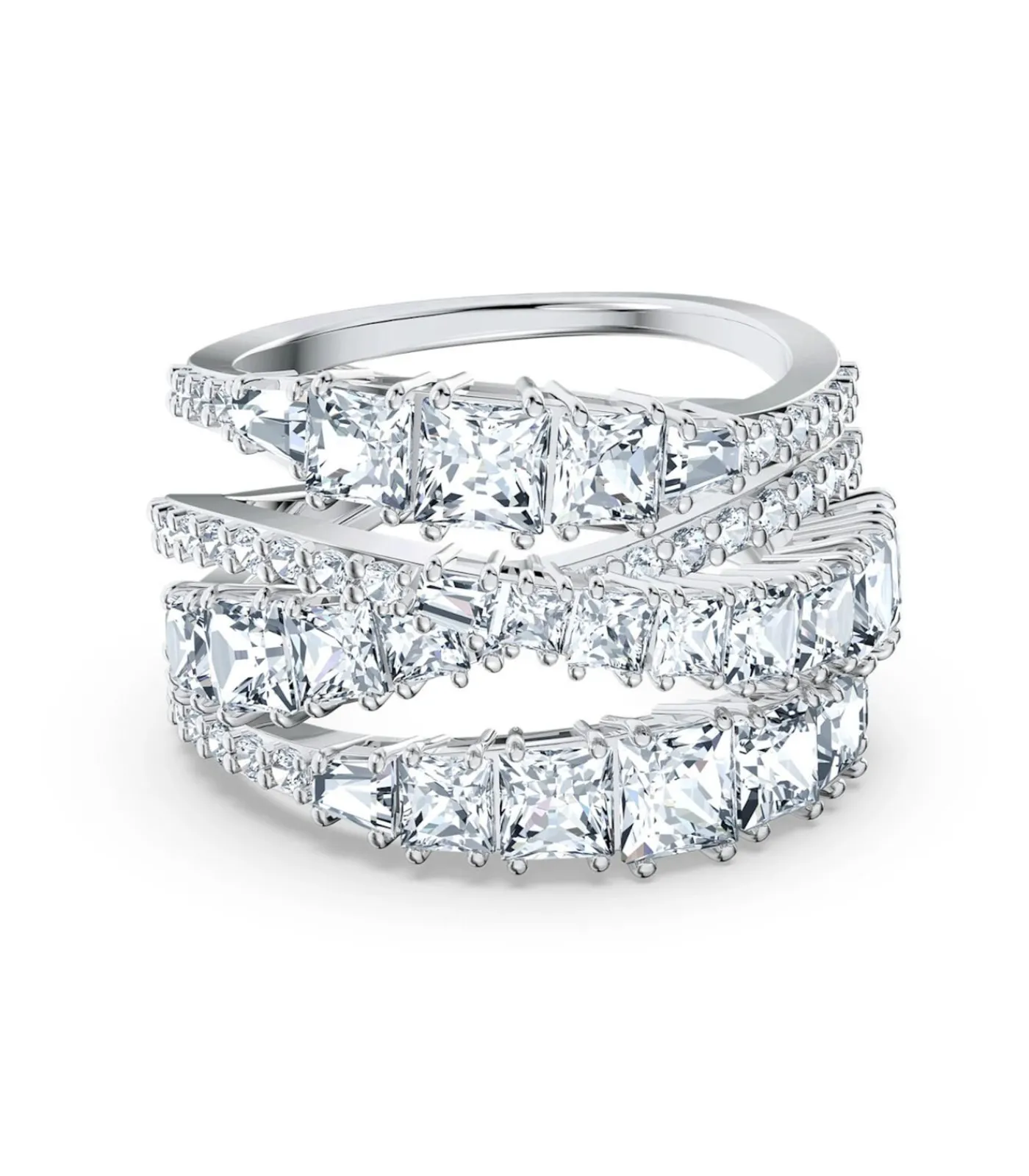 DAMES SWAROVSKI Twist Ring Zilver 5584650