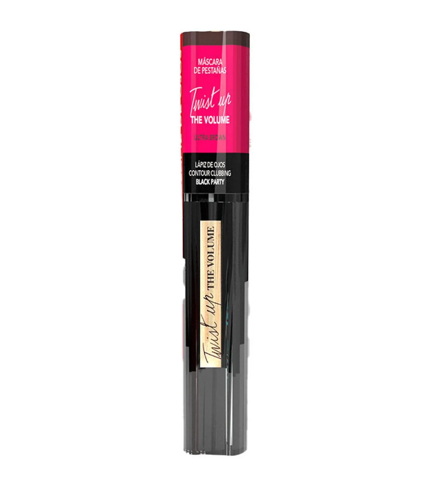 Bourjois Twist Up Mascara + Contour Clubbing Eyeliner Set - Ultra Brown / Black Party