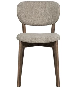 Udar Eetkamerstoelen Houten Frame - Donkerbruin - Set van 6 Stoelen