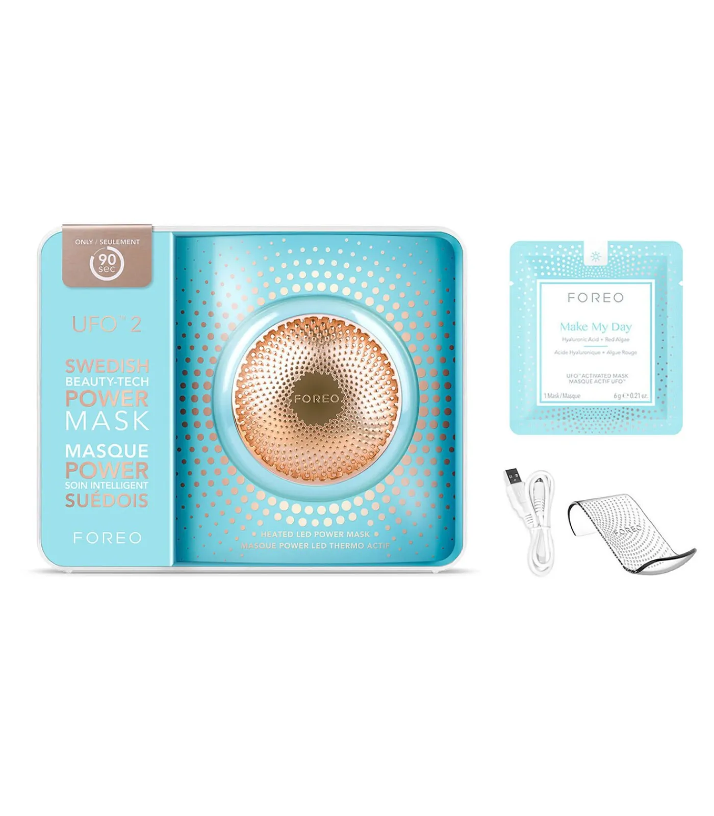 Sale UFO 2 Mint Krachtig 2-minuten Gezichtsbehandelingsapparaat voor alle huidtypen Gezichtsverzorgings Accessoires