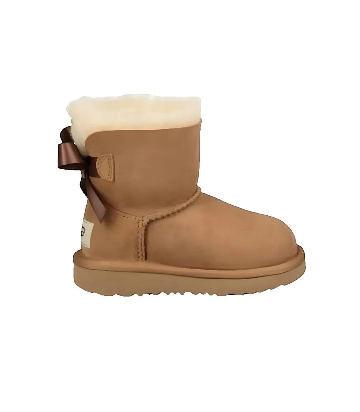 DAMES UGG Bailey Bow II laarzen bruin van suède