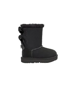 Kinderen UGG Bailey Bow II suède laarzen zwart voor meisjes