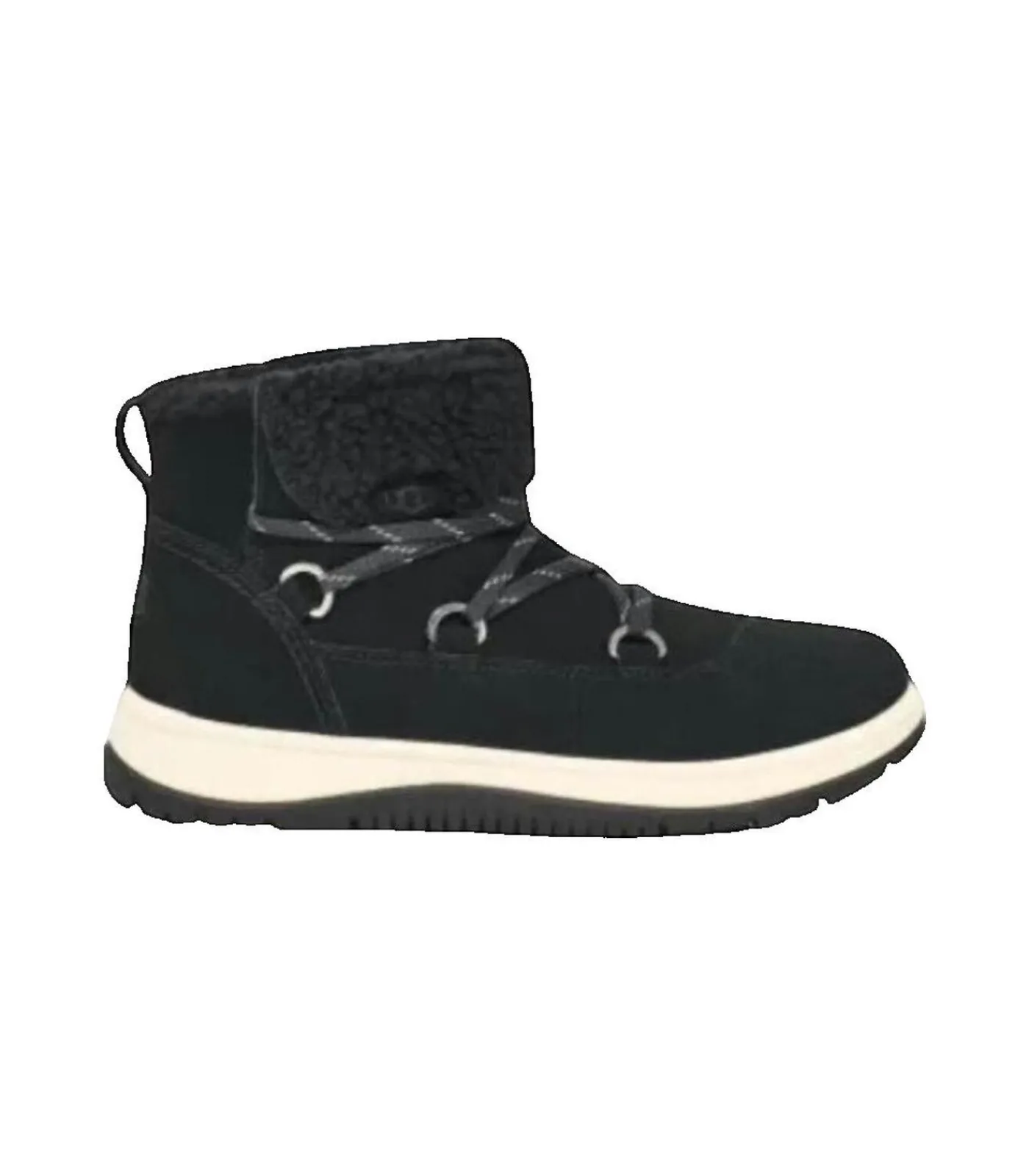 DAMES UGG Lakesider Heritage leren laarzen in het zwart