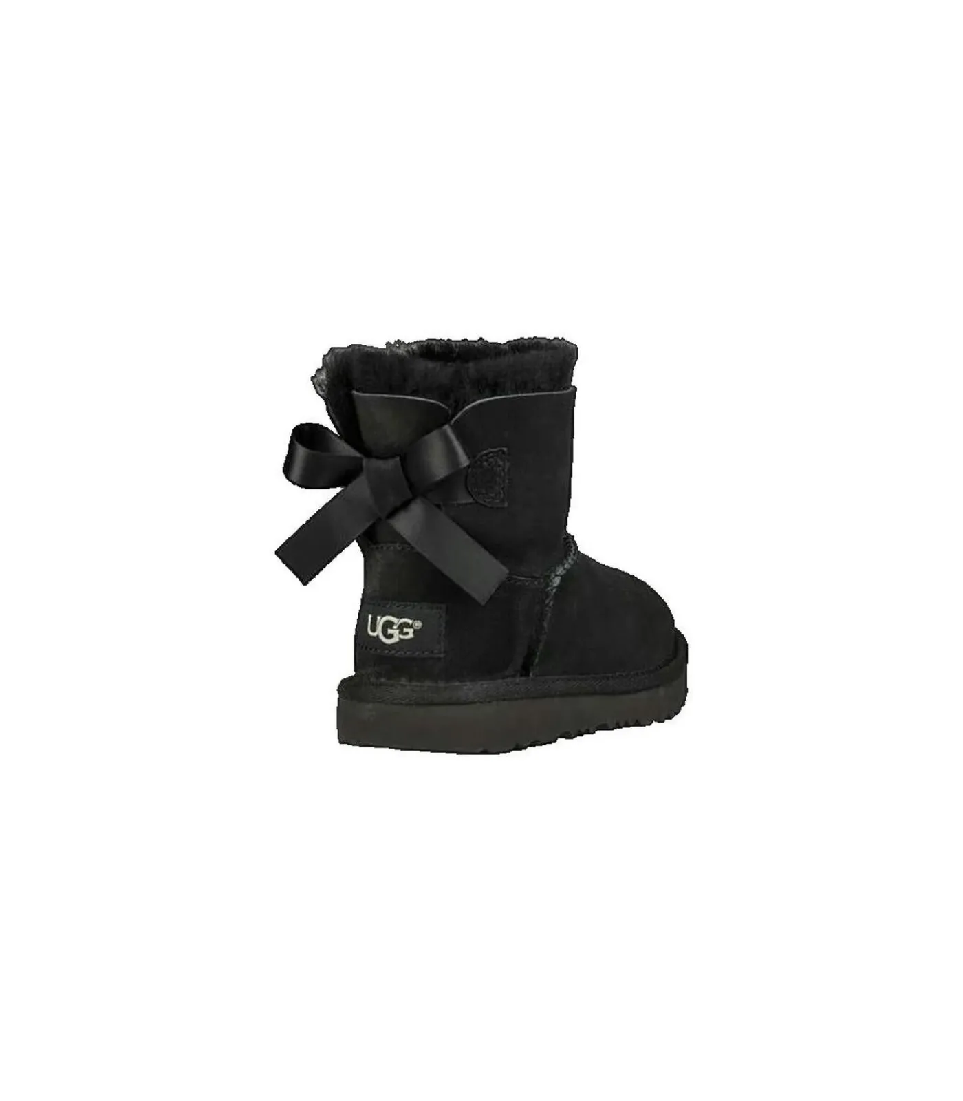 Kinderen UGG Mini Bailey Bow II zwarte laarzen voor kinderen