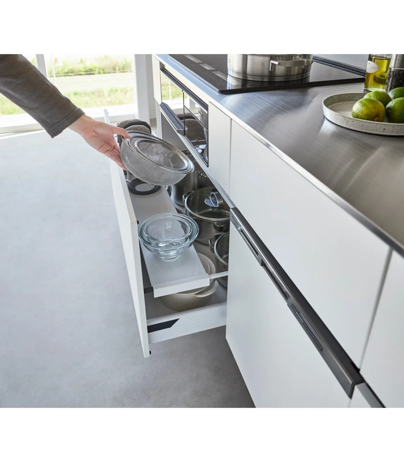 Online Uitschuifbare Lade Plank - Tower - Wit Organiseren