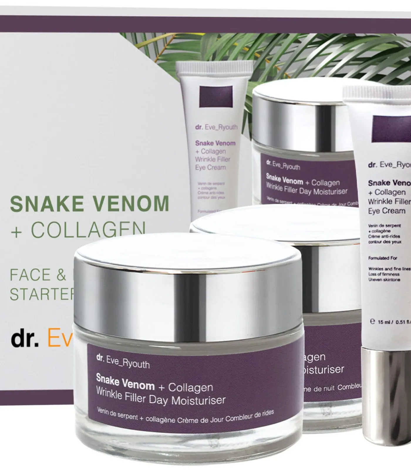 Dr. Ever Youth Ultieme Rimpelvuller Gezicht & Ogen Anti-Aging Starterset