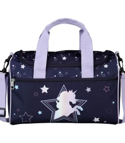 Undercover sporttas eenhoorn Dreamland donkerblauw-paars 35x23cm