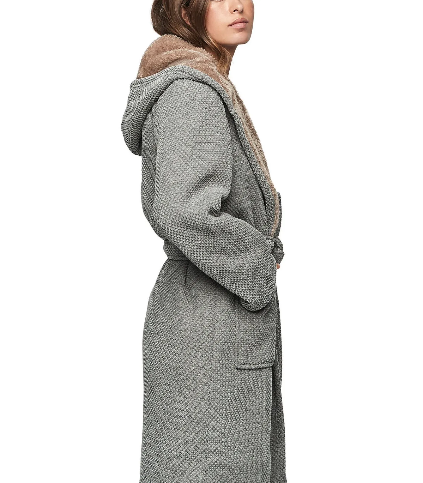 Outlet Uniseks badjas met kap PC1 STYLE ADD DAMES Badjassen