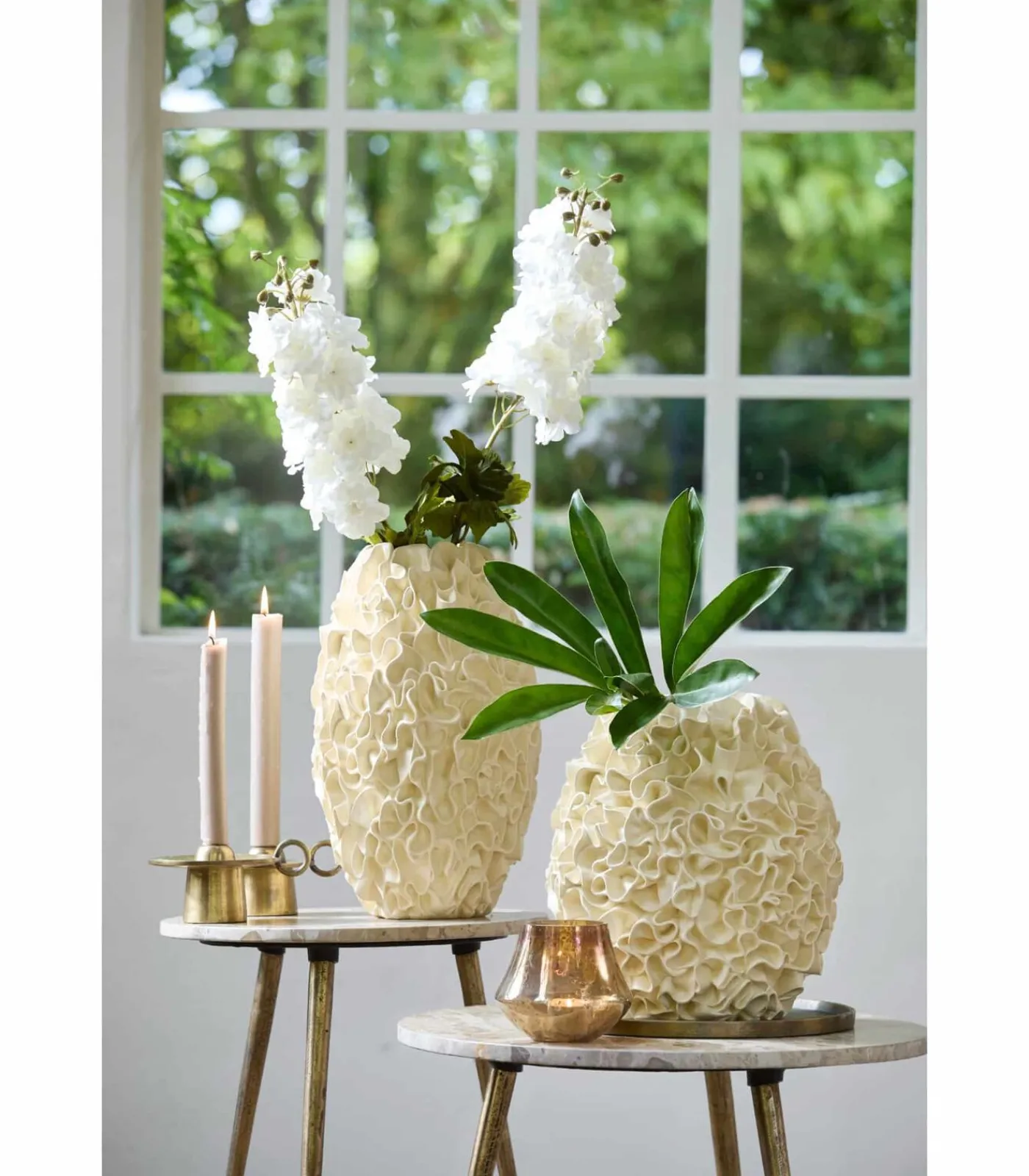 Best Vaas Agello - Wit - Ø28cm Vazen