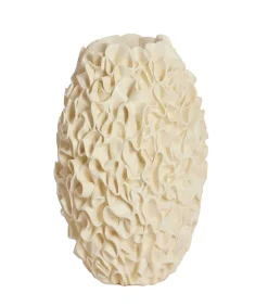 Light & Living Vaas Agello - Wit - Ø26cm