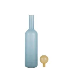 Present Time Vaas Alegre Botellin - Zachtblauw - Ø11cm