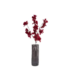 Present Time Vaas Bird On Branch - Donkergrijs - 9.5x9.5x27cm