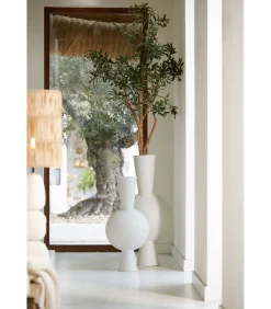 Light & Living Vaas Kavandu - Wit - 37.5x22x81cm