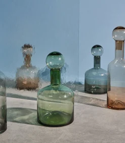 S|P Collection Vaas met stop 22xH40,5cm grijs Fera