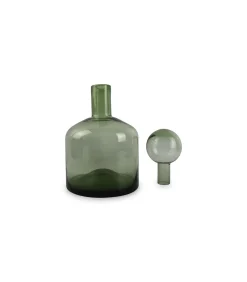 Vaas met stop 22xH40,5cm groen Fera Vazen