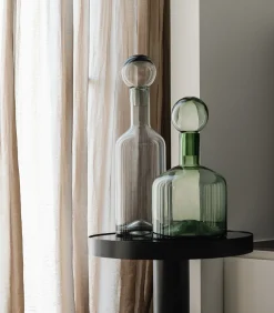 Vaas met stop 22xH40,5cm groen Fera Vazen