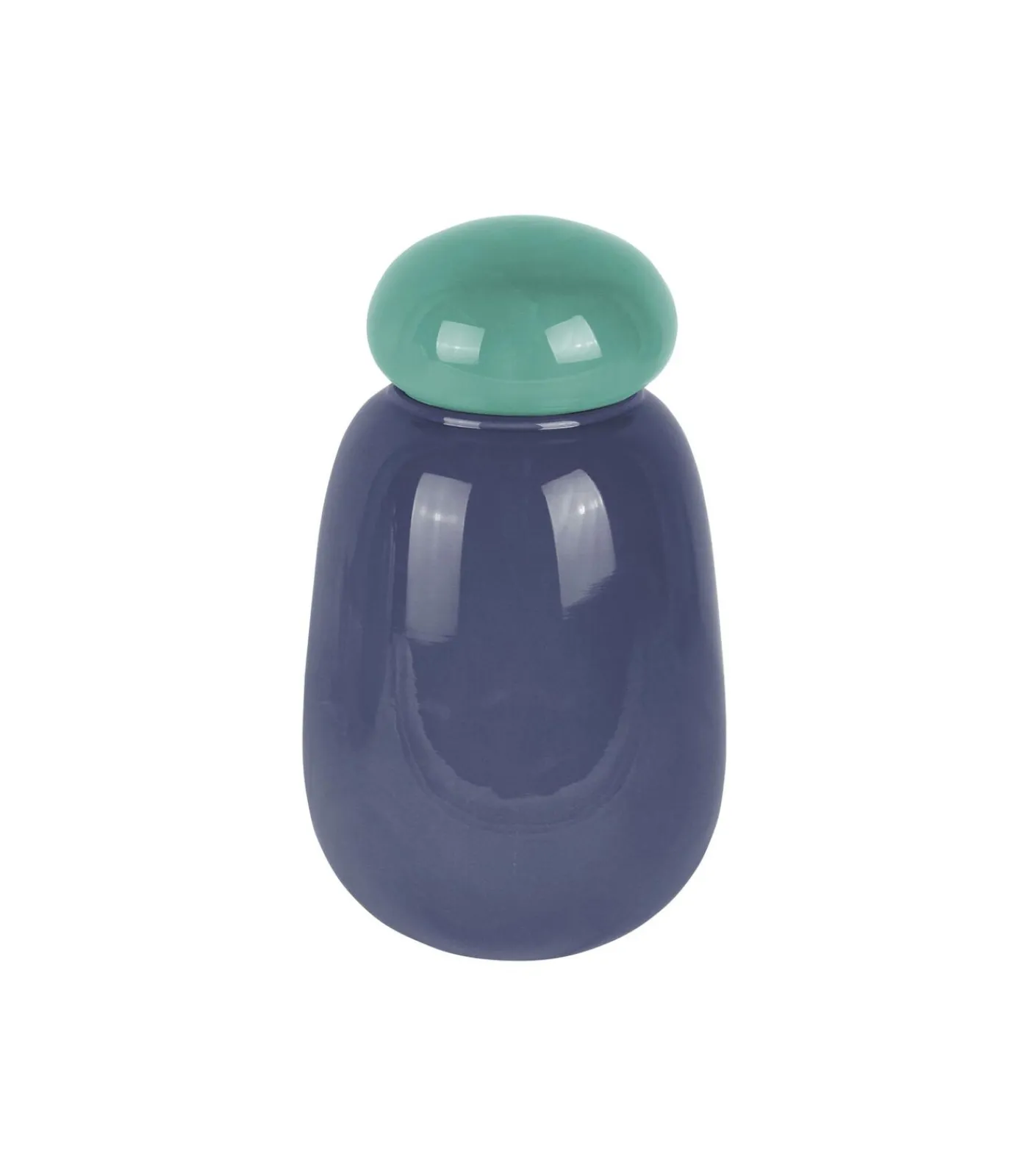 Present Time Vaas Nuevo Dulce - Donkerblauw - 12.5x12.5x22cm