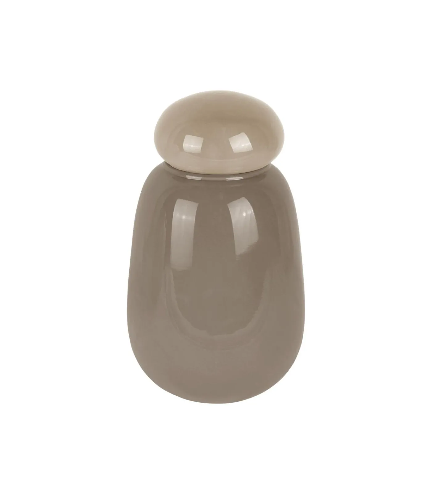 Vaas Nuevo Dulce - Donkergrijs - 12.5x12.5x22cm Vazen