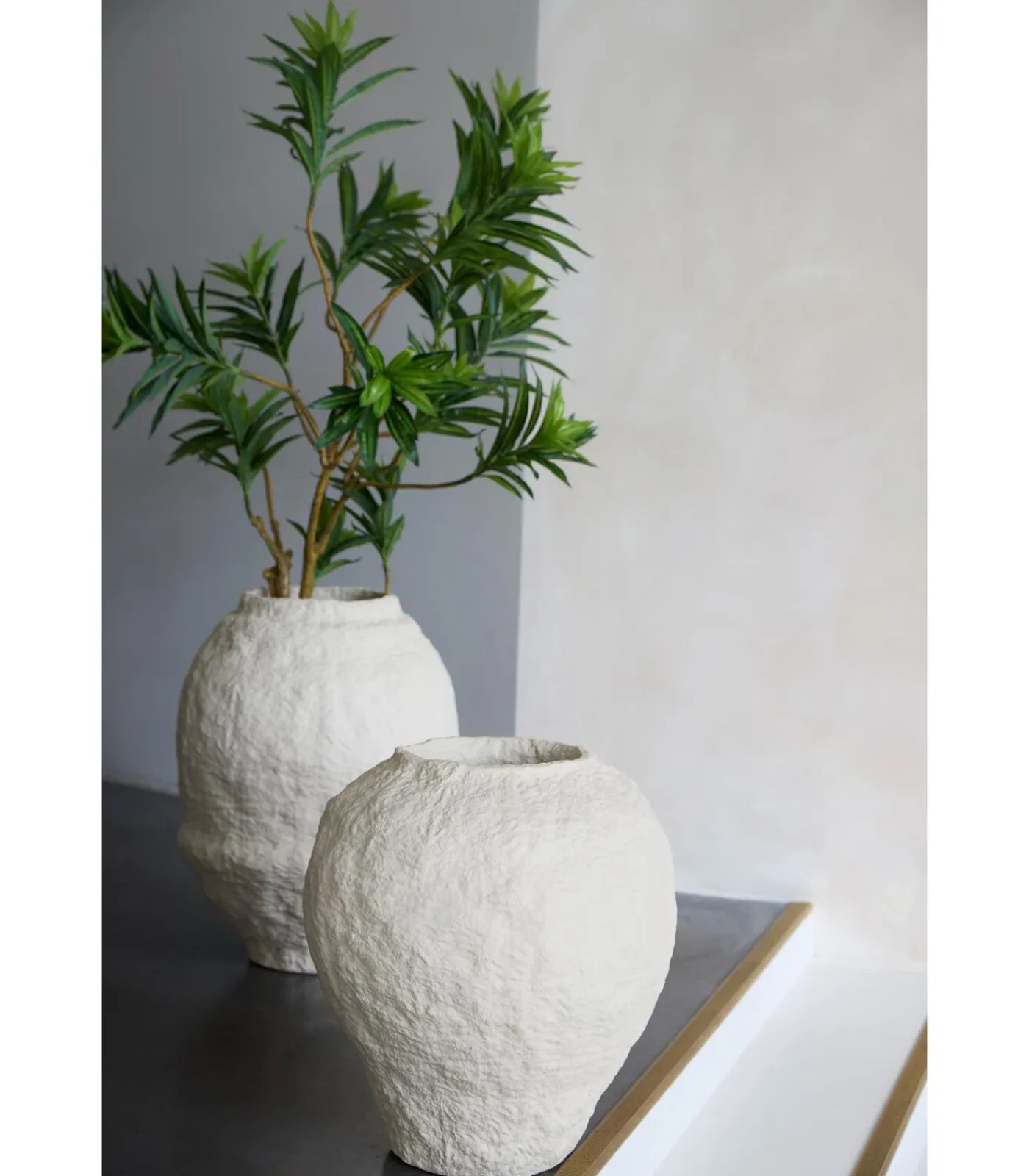 Best Vaas Pantoja - Mat Crème - Ø45cm Vazen