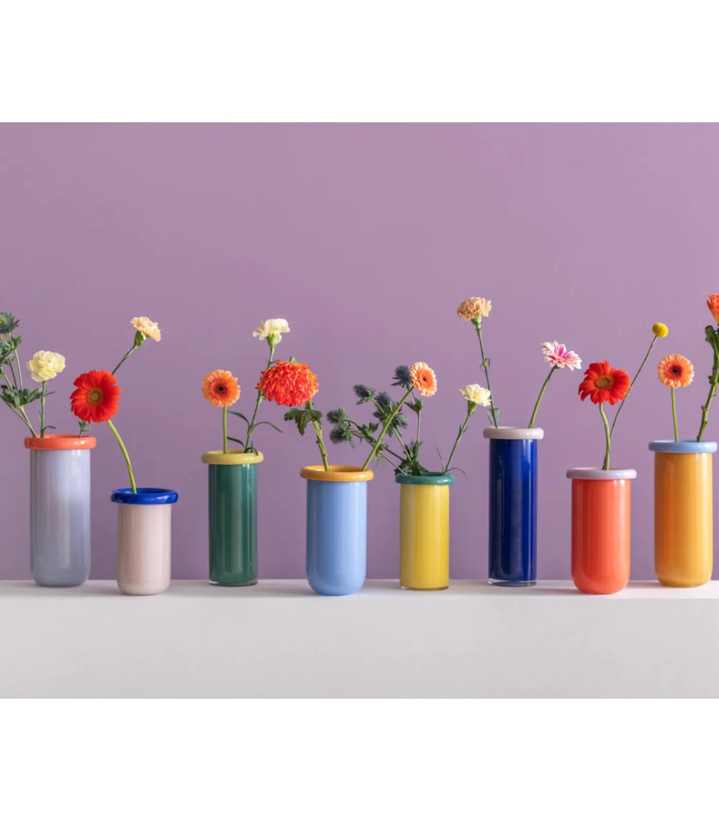 New Vaas Plegado M - Oranje - 14x14x25.3cm Vazen