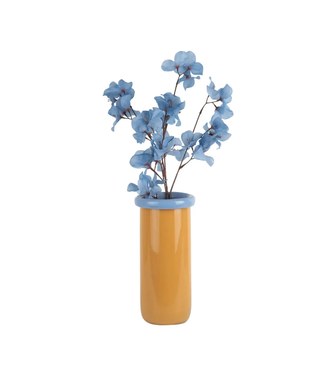 Present Time Vaas Plegado Xl - Geel - 14x14x30.5cm