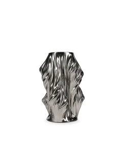 Sale Vaas 20x20xH28,5cm satin Vea Vazen