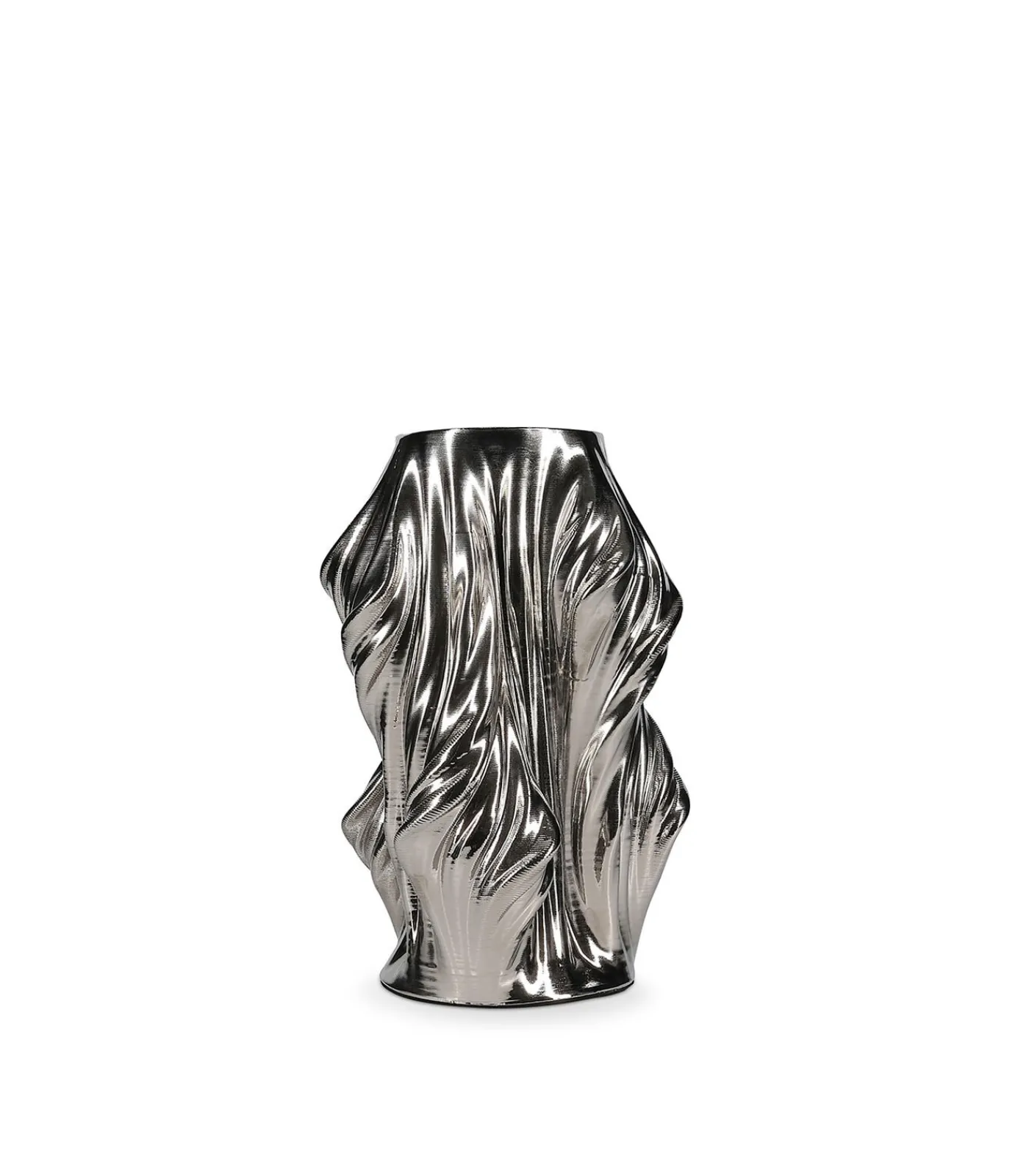 Sale Vaas 20x20xH28,5cm satin Vea Vazen