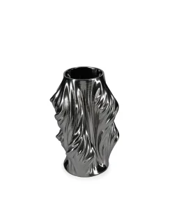 Sale Vaas 20x20xH28,5cm satin Vea Vazen
