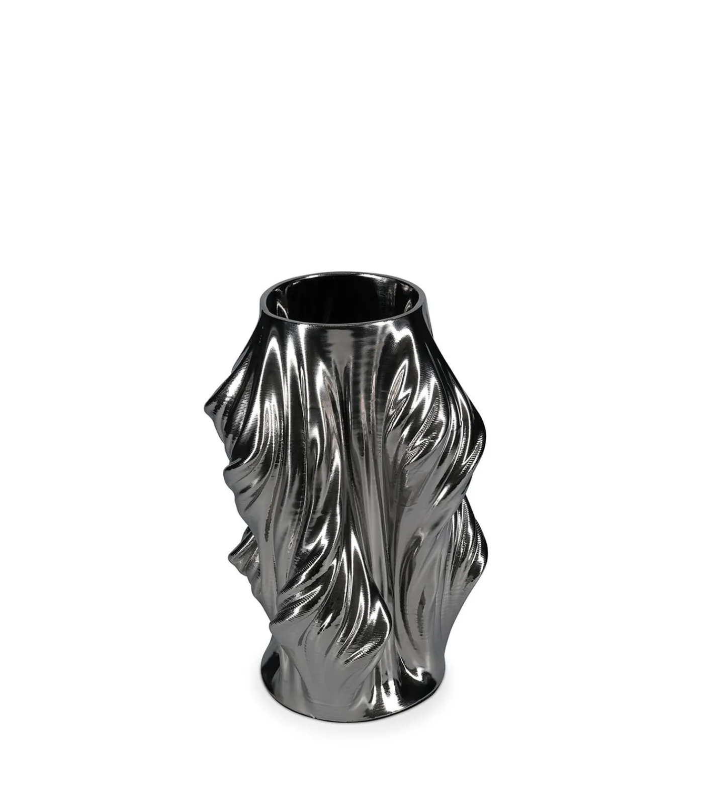 Sale Vaas 20x20xH28,5cm satin Vea Vazen