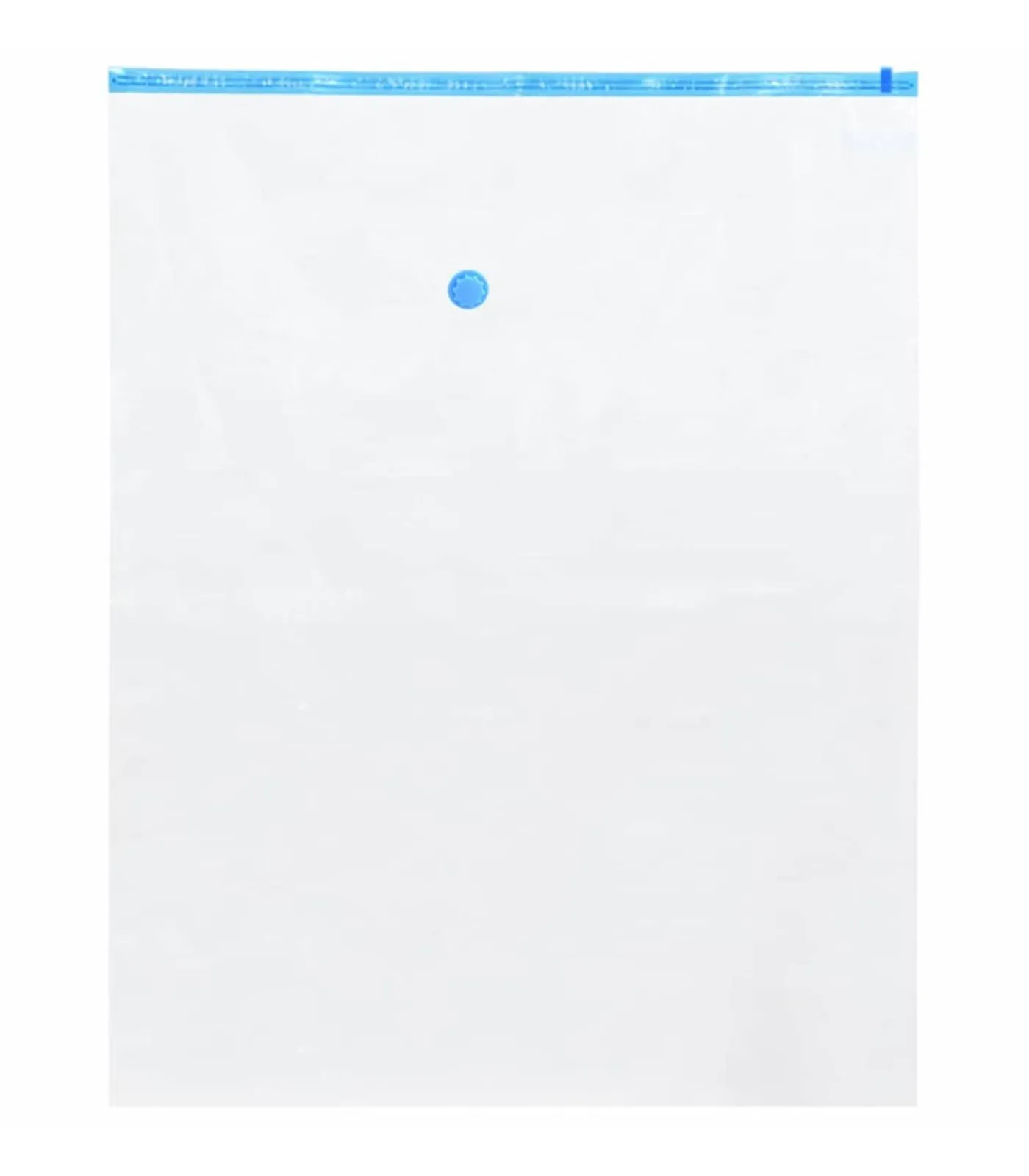 vidaXL Vacuüm opbergzakken 10 pcs Transparant en blauw 130 x 100 cm